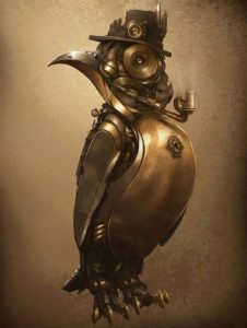 brass bird